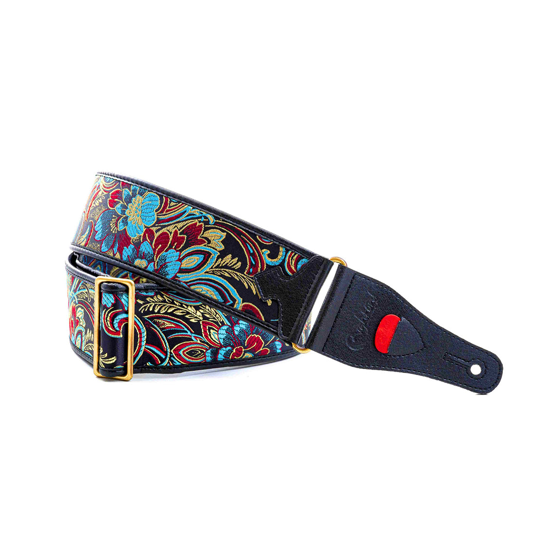 Right On Straps TALISMAN BEPPU II Teal Guitar Strap
