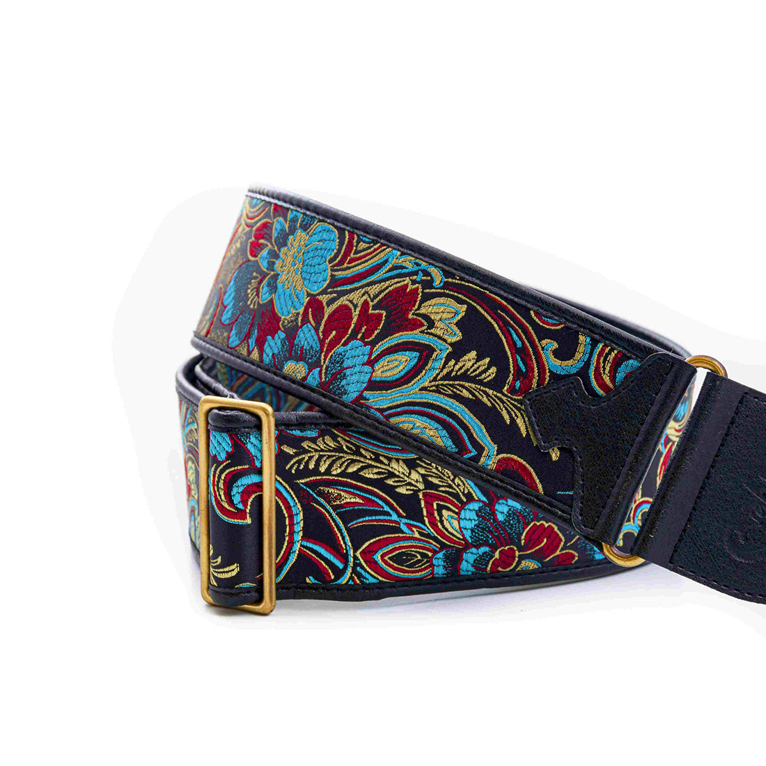 Right On Straps TALISMAN BEPPU II Teal Guitar Strap