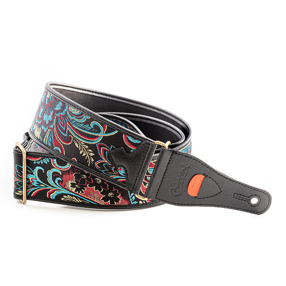 Right On Straps TALISMAN BEPPU II Teal Guitar Strap
