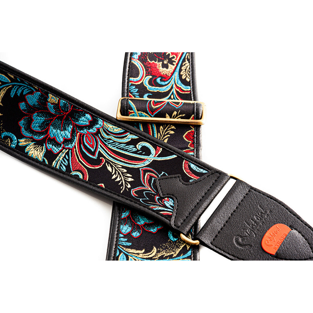 Right On Straps TALISMAN BEPPU II Teal Guitar Strap