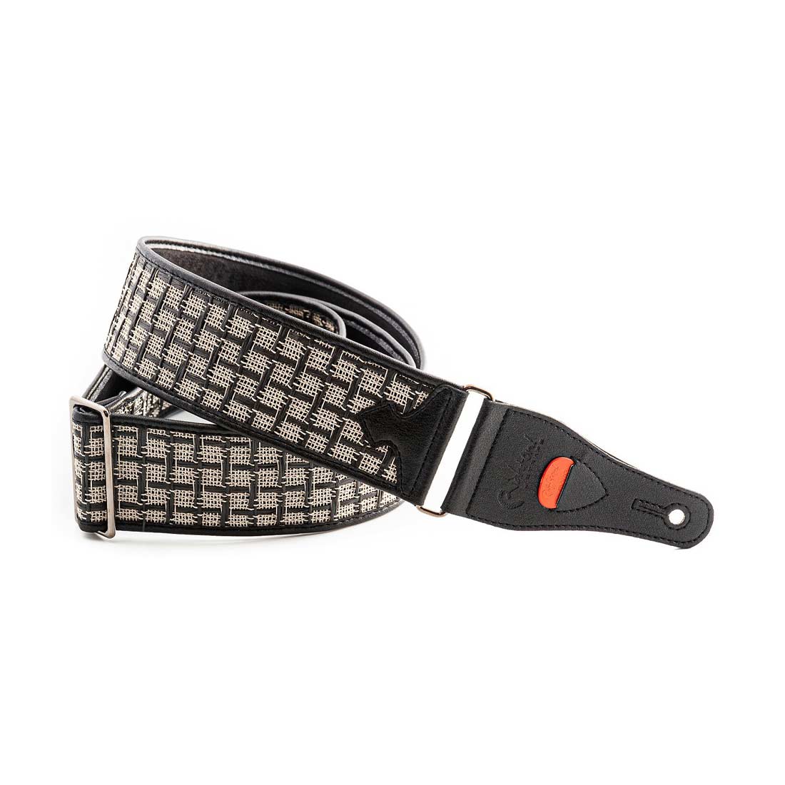 Right On Straps TALISMAN Checker II Black Guitar Strap