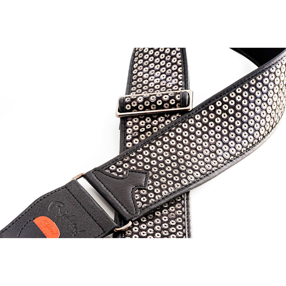 Right On Straps Talisman DISCO Black Guitar Strap