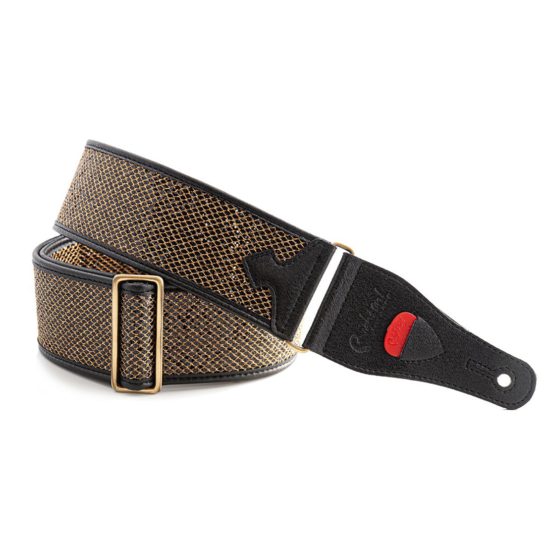 Right On Straps Talisman JEWEL Gold Guitar Strap