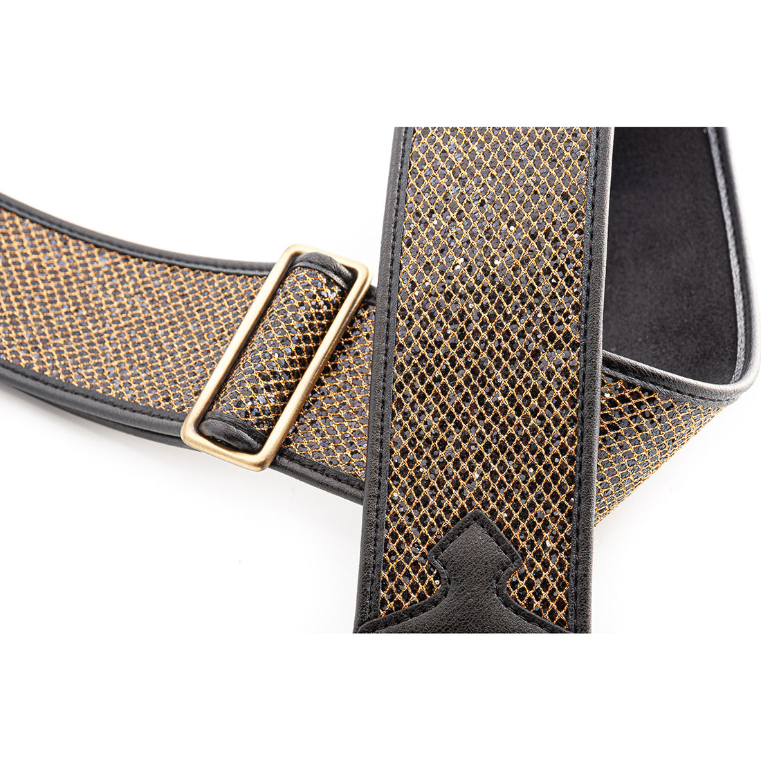 Right On Straps Talisman JEWEL Gold Guitar Strap