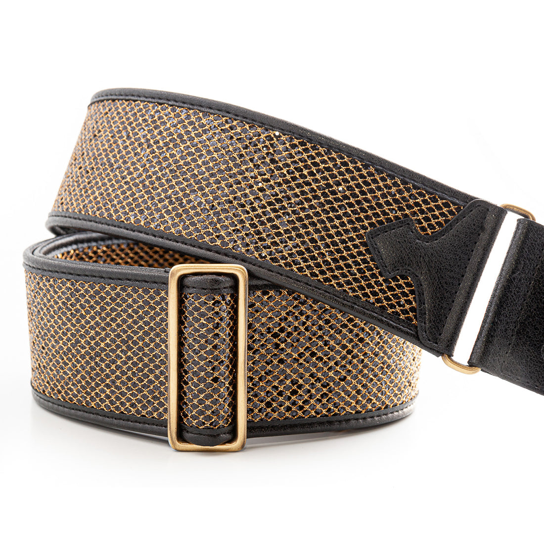 Right On Straps Talisman JEWEL Gold Guitar Strap