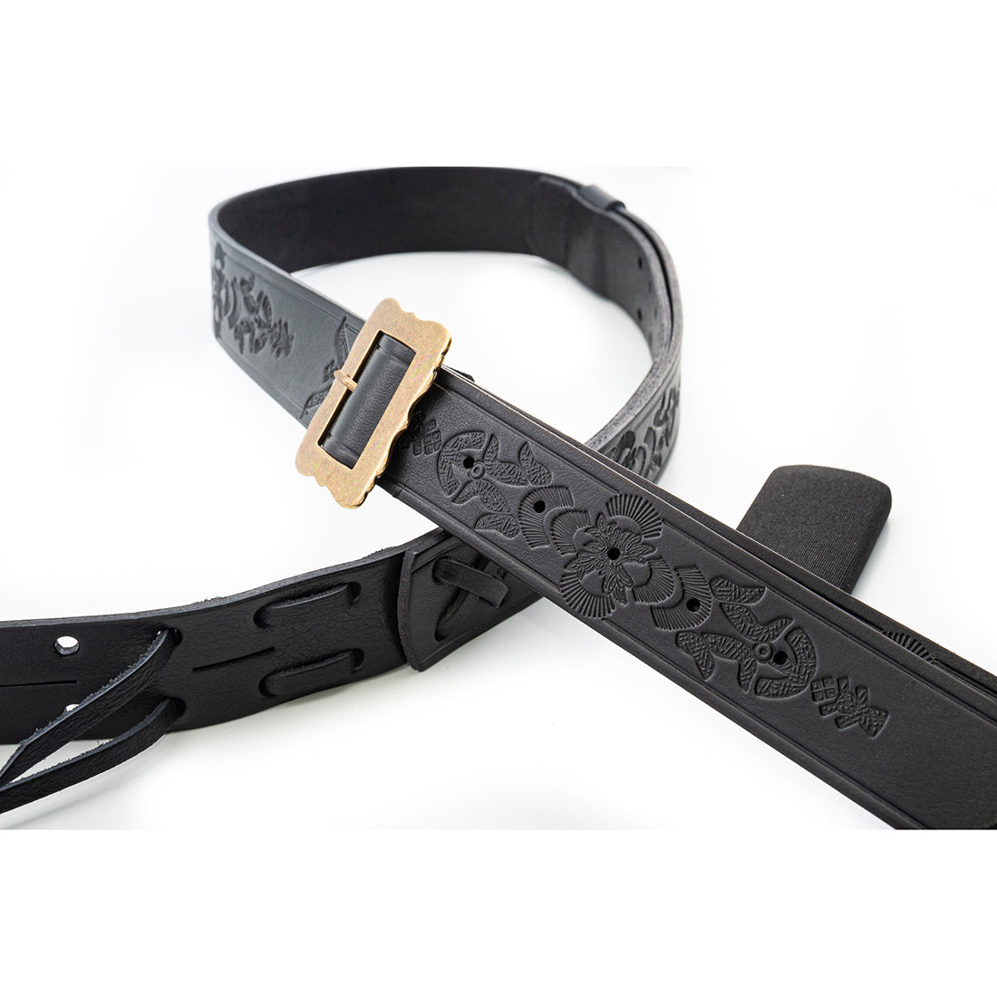 Right On Straps LEGEND BM BOHEMIAN Black Guitar Strap