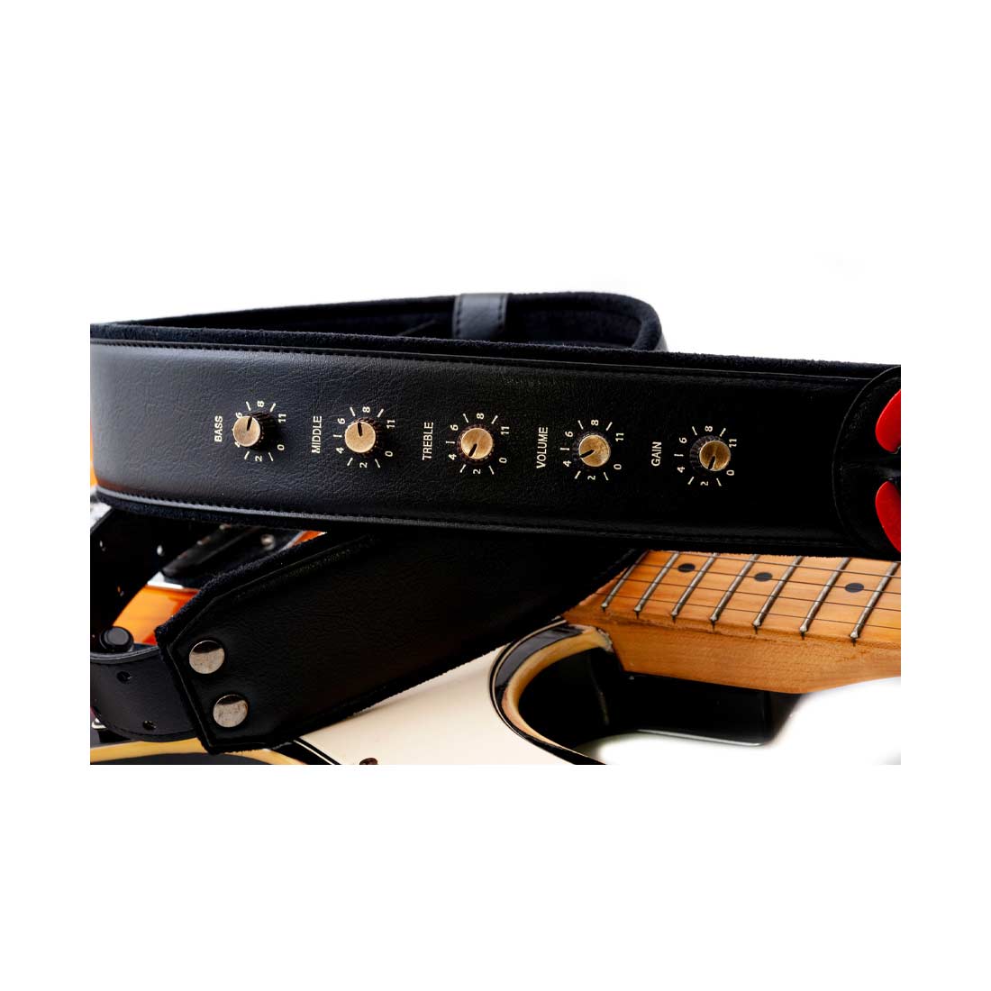 Right On Straps MOJO Spinal Tap Black Guitar Strap