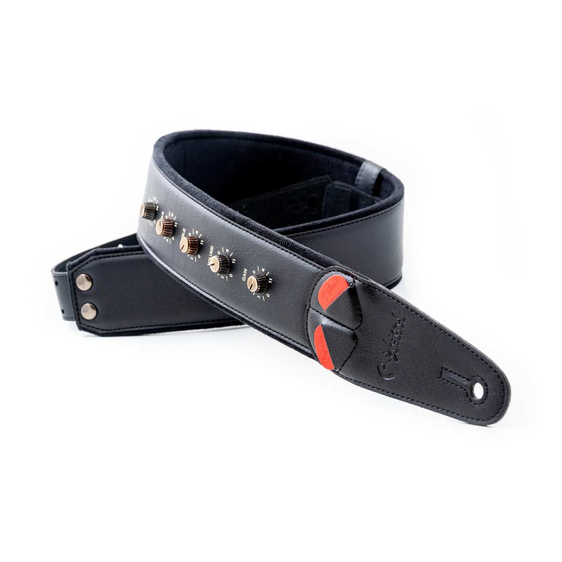 Right On Straps MOJO Spinal Tap Black Guitar Strap