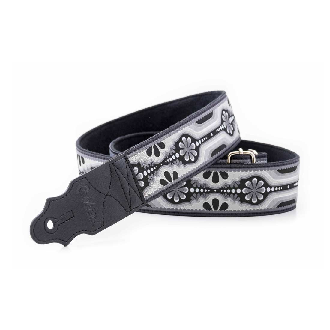 Right On Straps STANDARD PLUS Laurel Black Guitar Strap