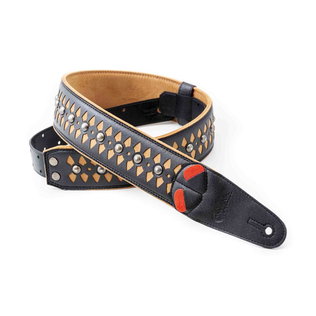 Right On Straps Armour Beige Guitar Strap