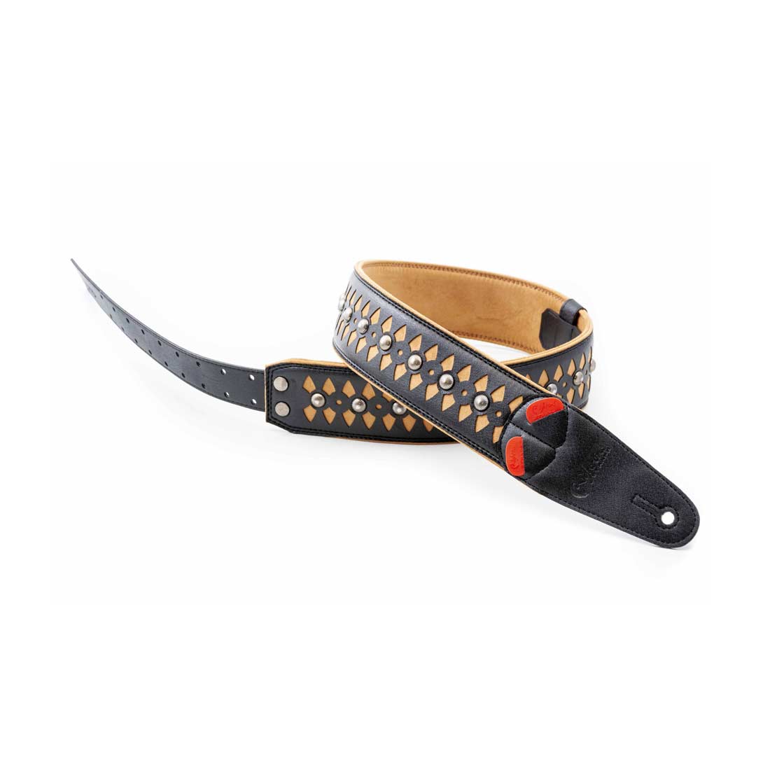 Right On Straps Armour Beige Guitar Strap