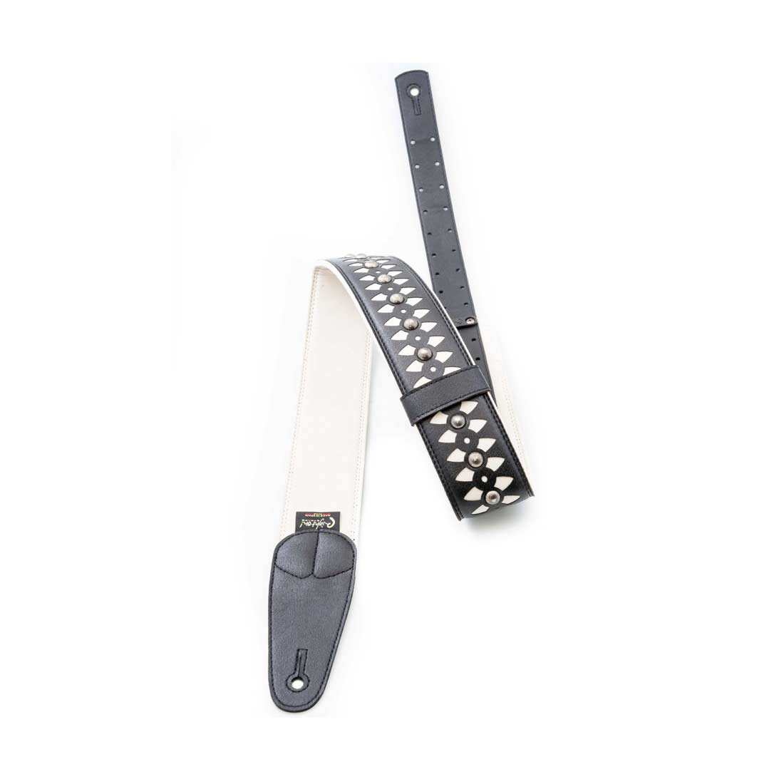 Right On Straps Armour White Guitar Strap