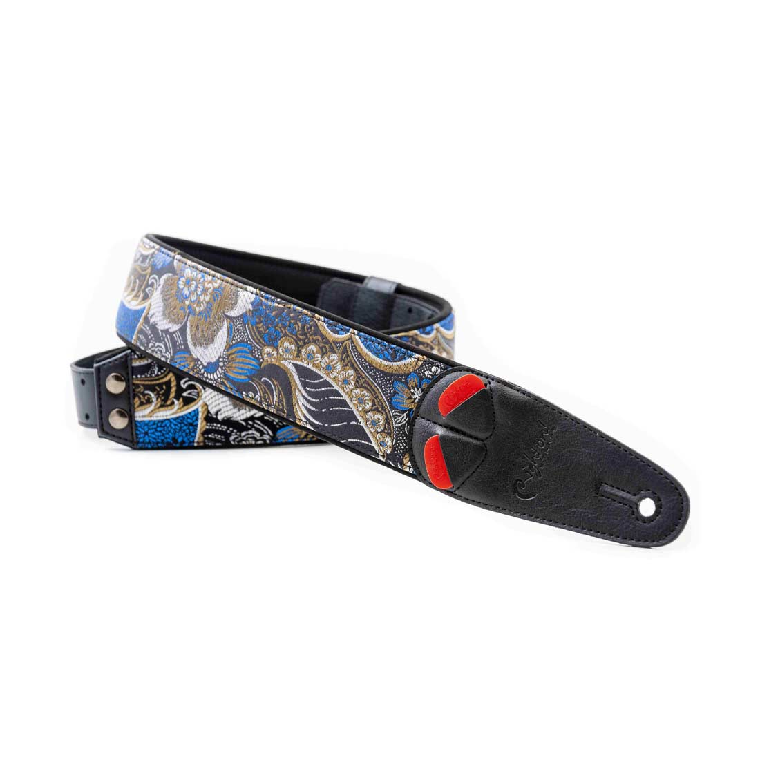 Right On Straps HOKKAIDO Black Guitar Strap