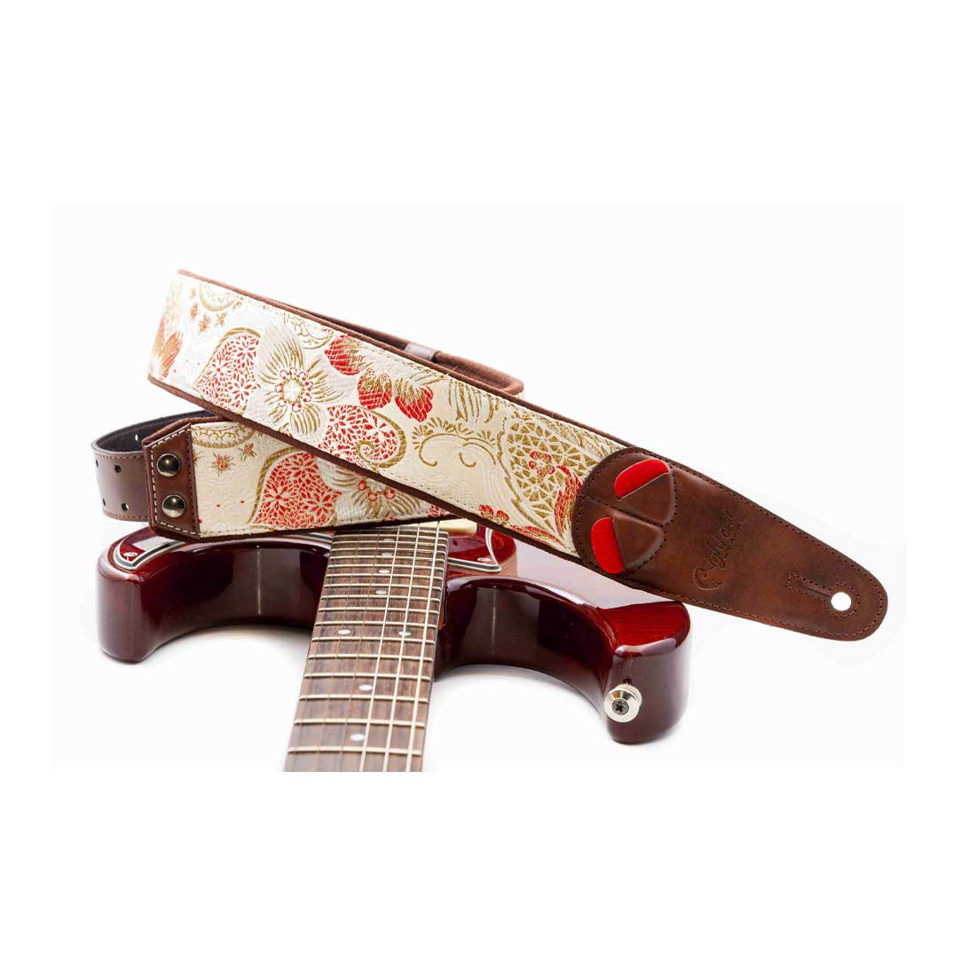 Right On Straps HOKKAIDO Beige Guitar Strap