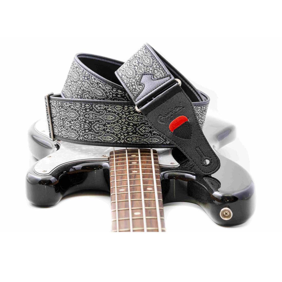 Right On Straps TALISMAN Cordoba Black Guitar Strap