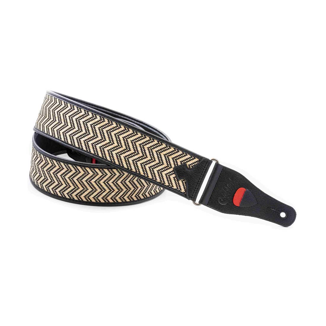 Right On Straps TALISMAN VICTORIA Black Guitar Strap