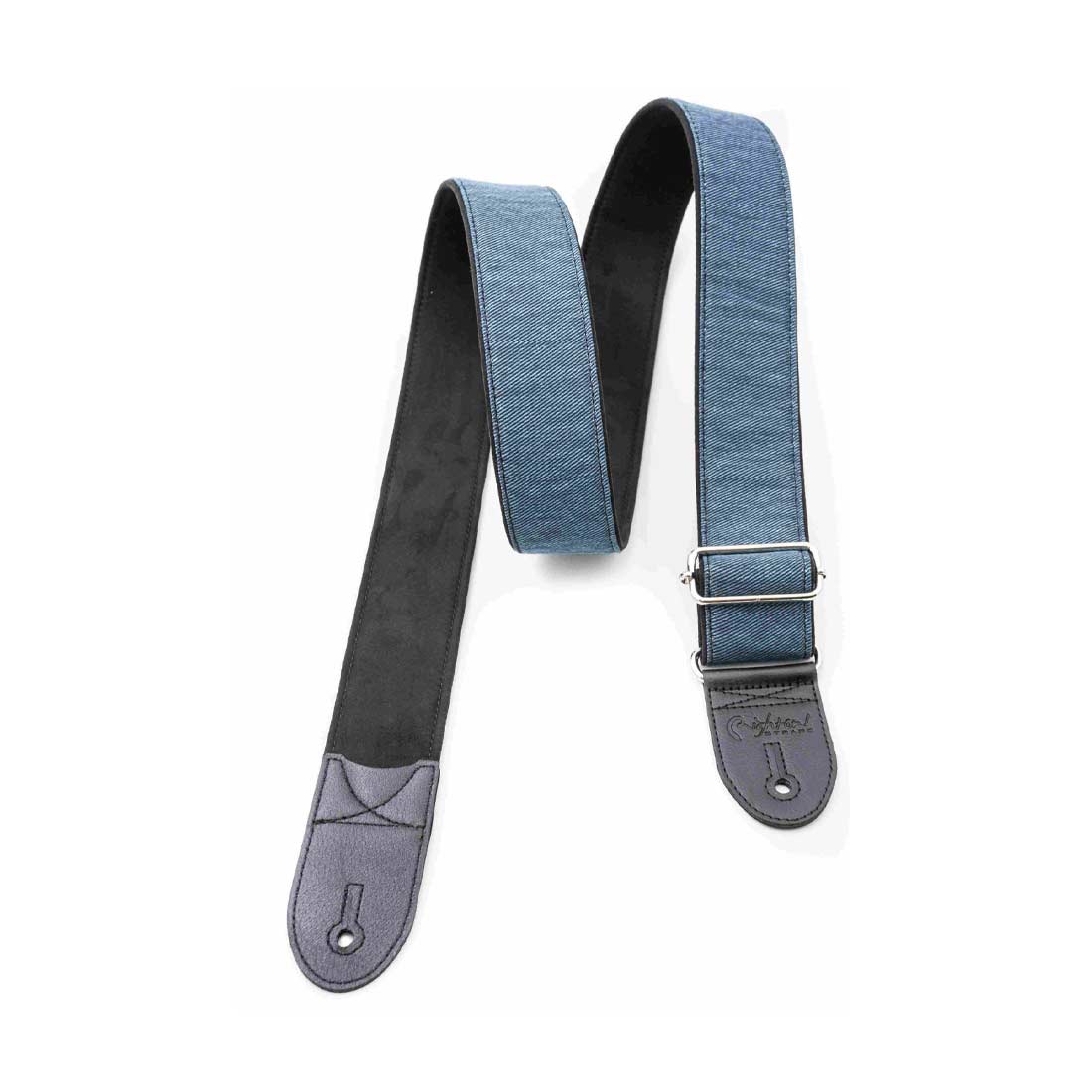 Right On Straps Denim 50 Blue Guitar Strap