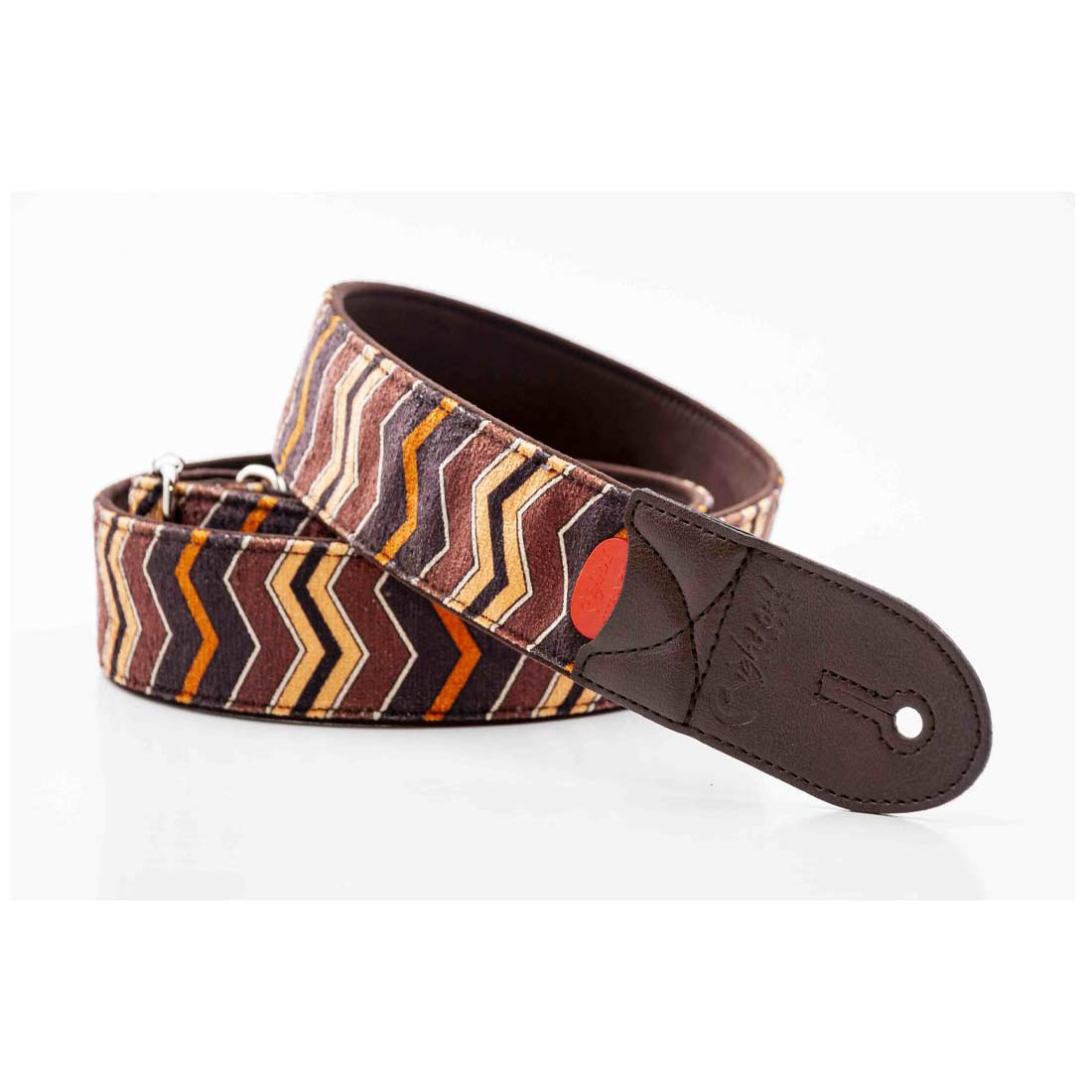 Right On Straps ZIGGY Brown Guitar Strap