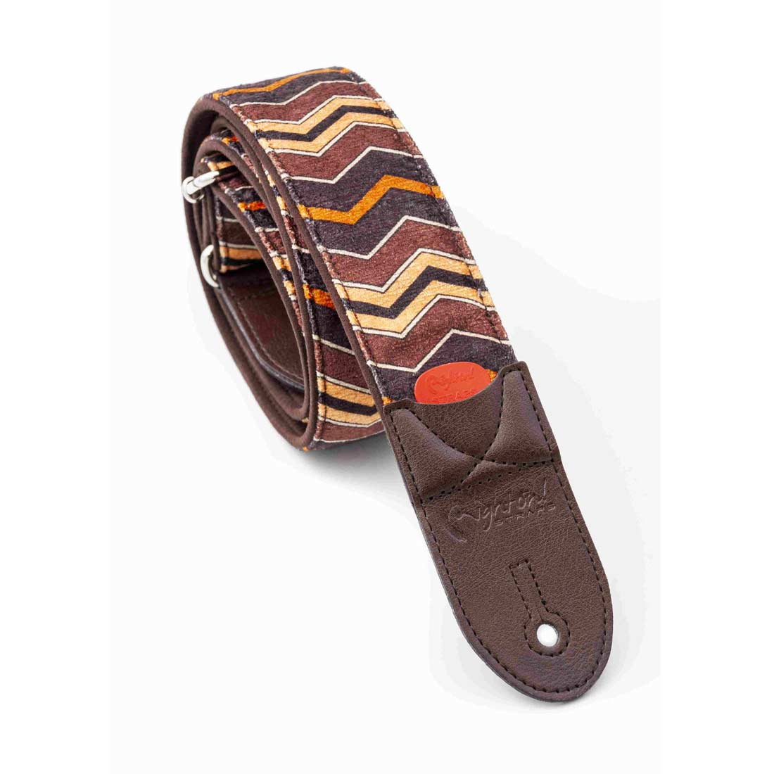 Right On Straps ZIGGY Brown Guitar Strap