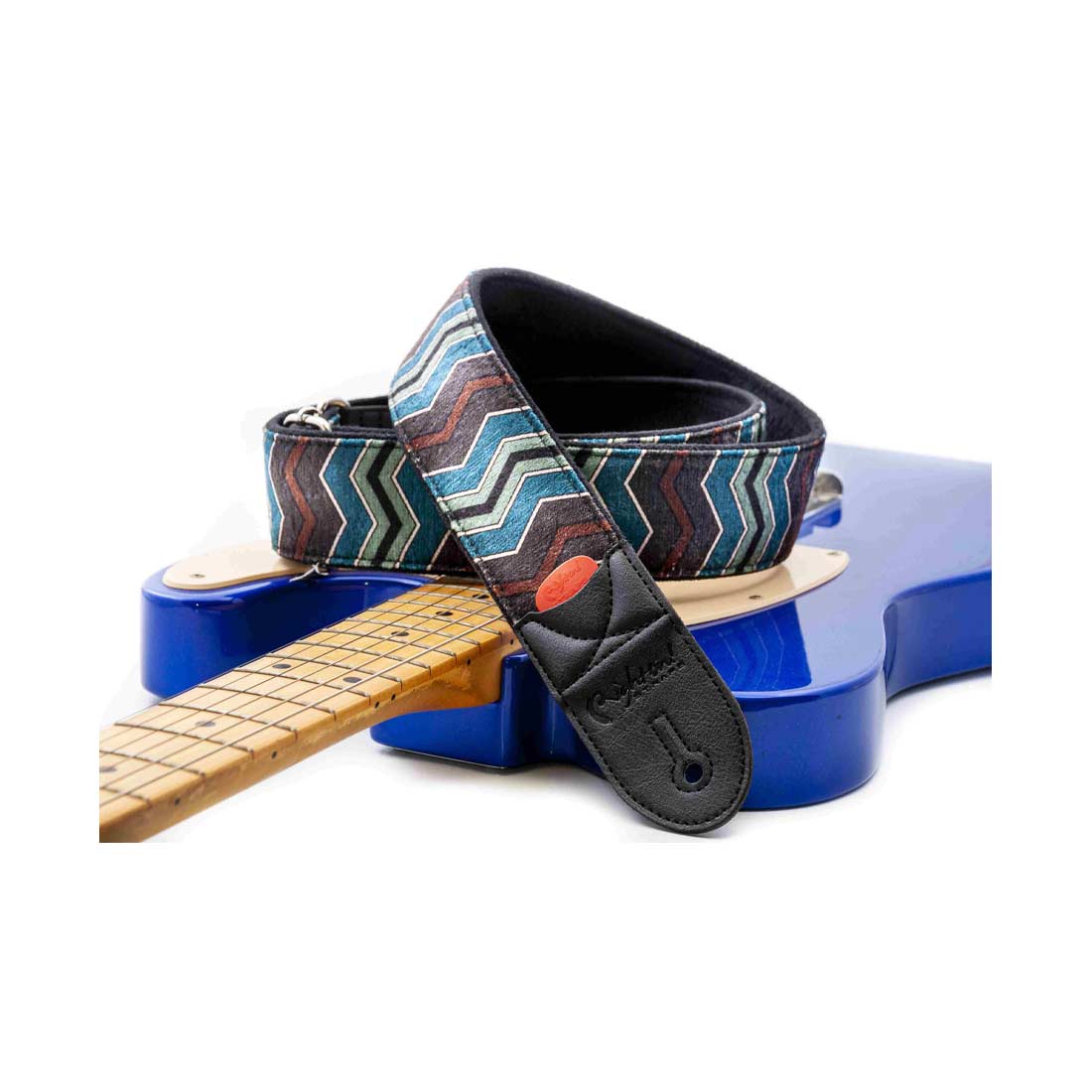 Right On Straps ZIGGY Blue Guitar Strap