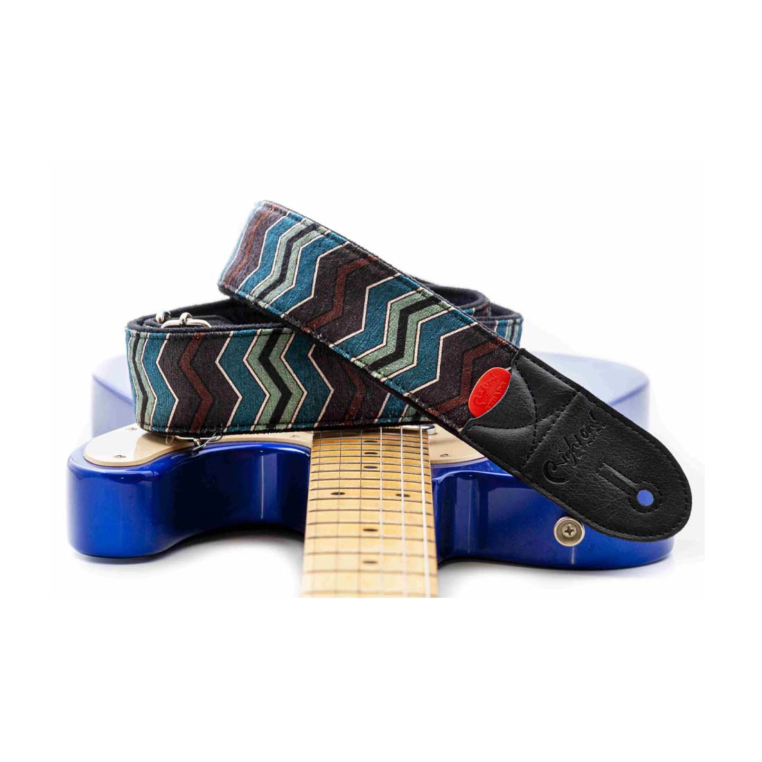 Right On Straps ZIGGY Blue Guitar Strap