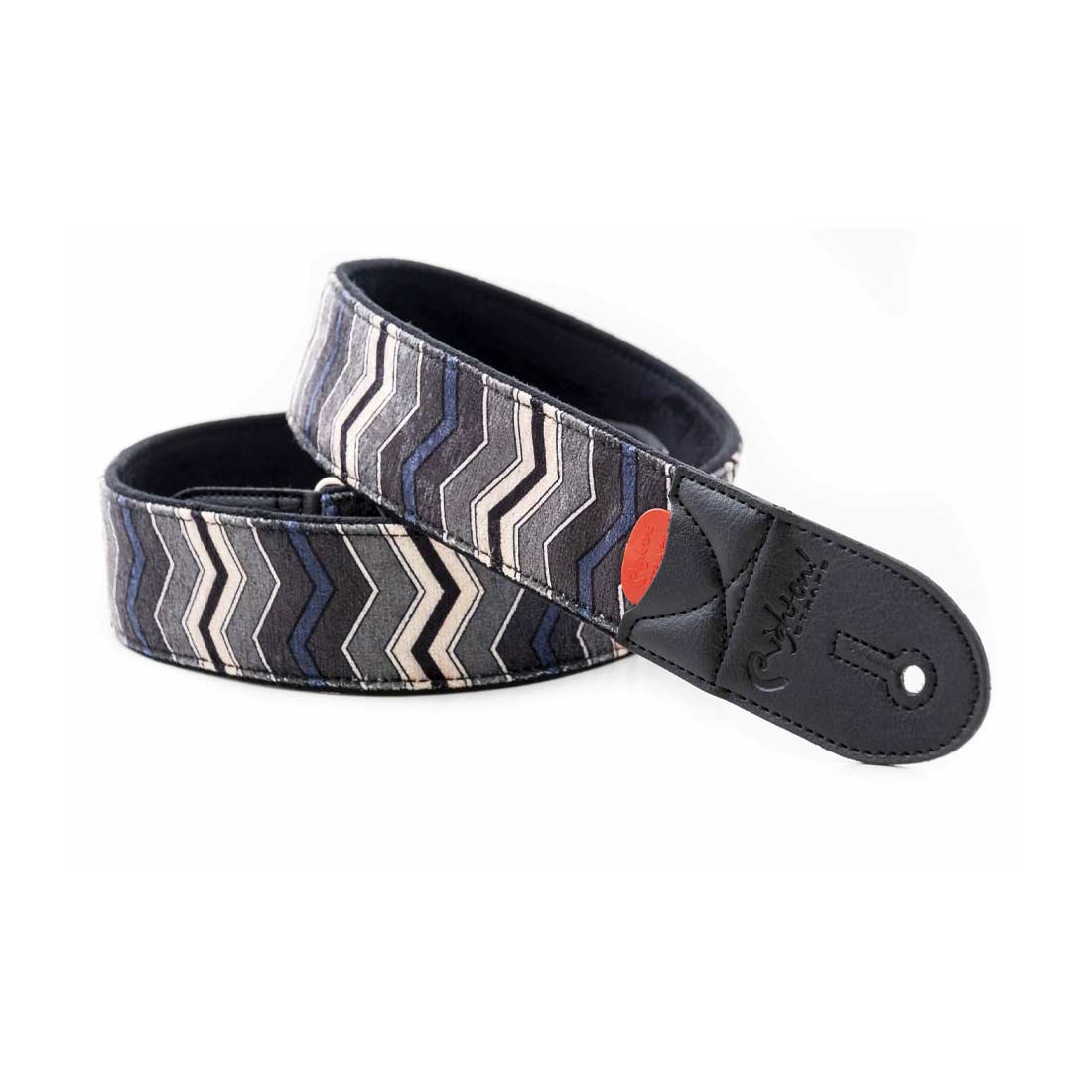 Right On Straps ZIGGY Black Guitar Strap