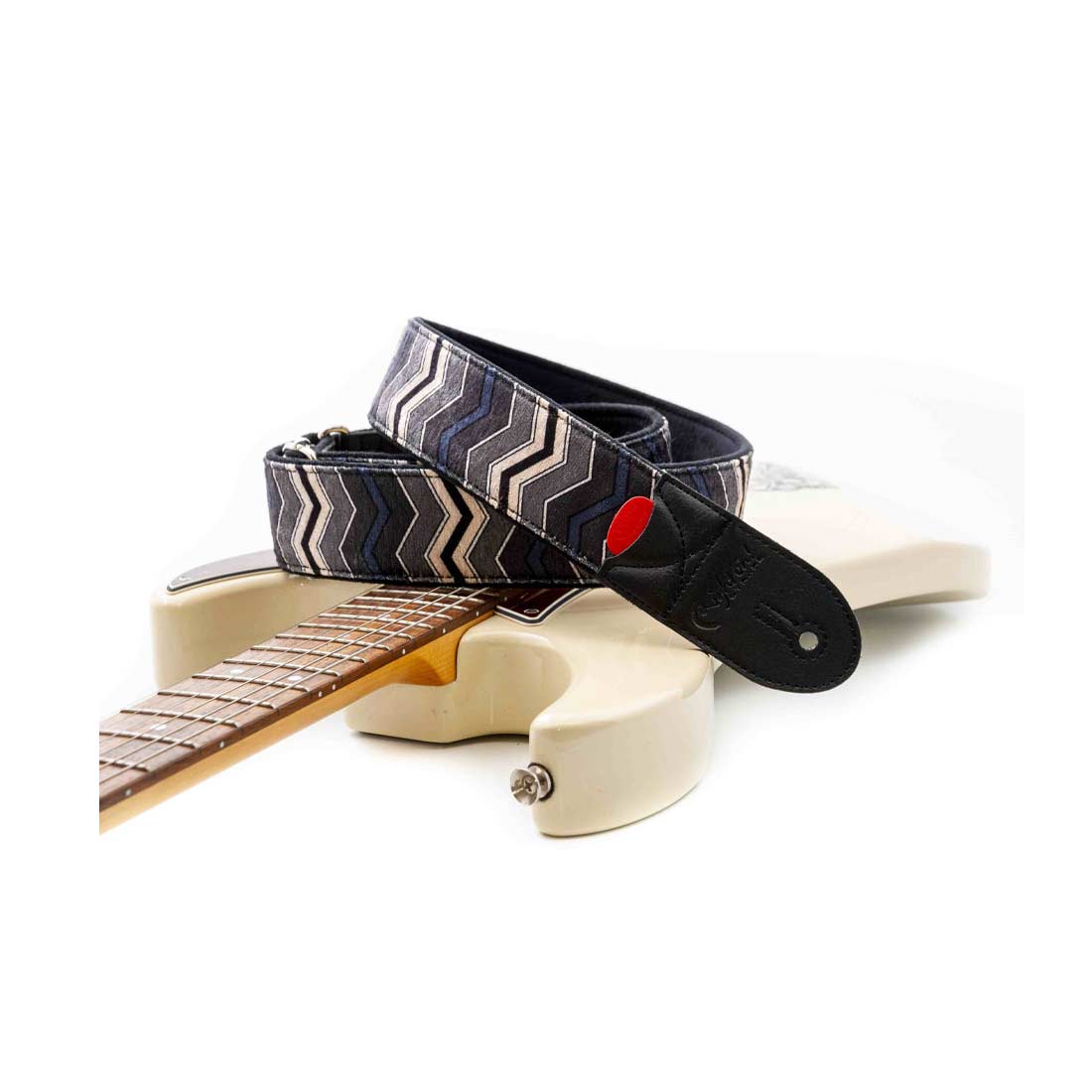 Right On Straps ZIGGY Black Guitar Strap