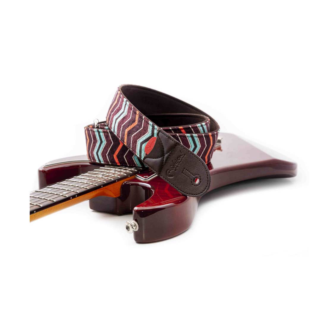 Right On Straps ZIGGY Teal Guitar Strap