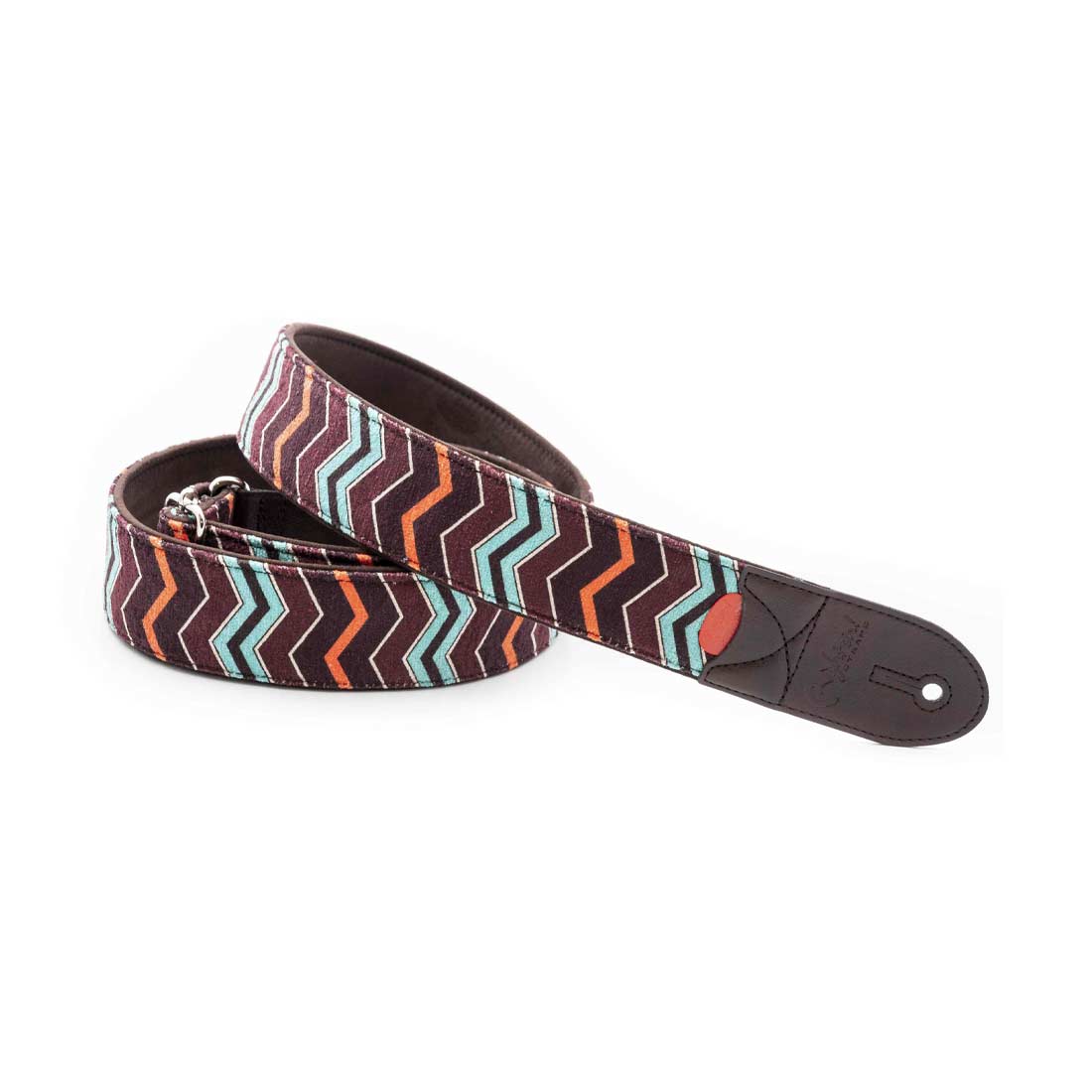 Right On Straps ZIGGY Teal Guitar Strap