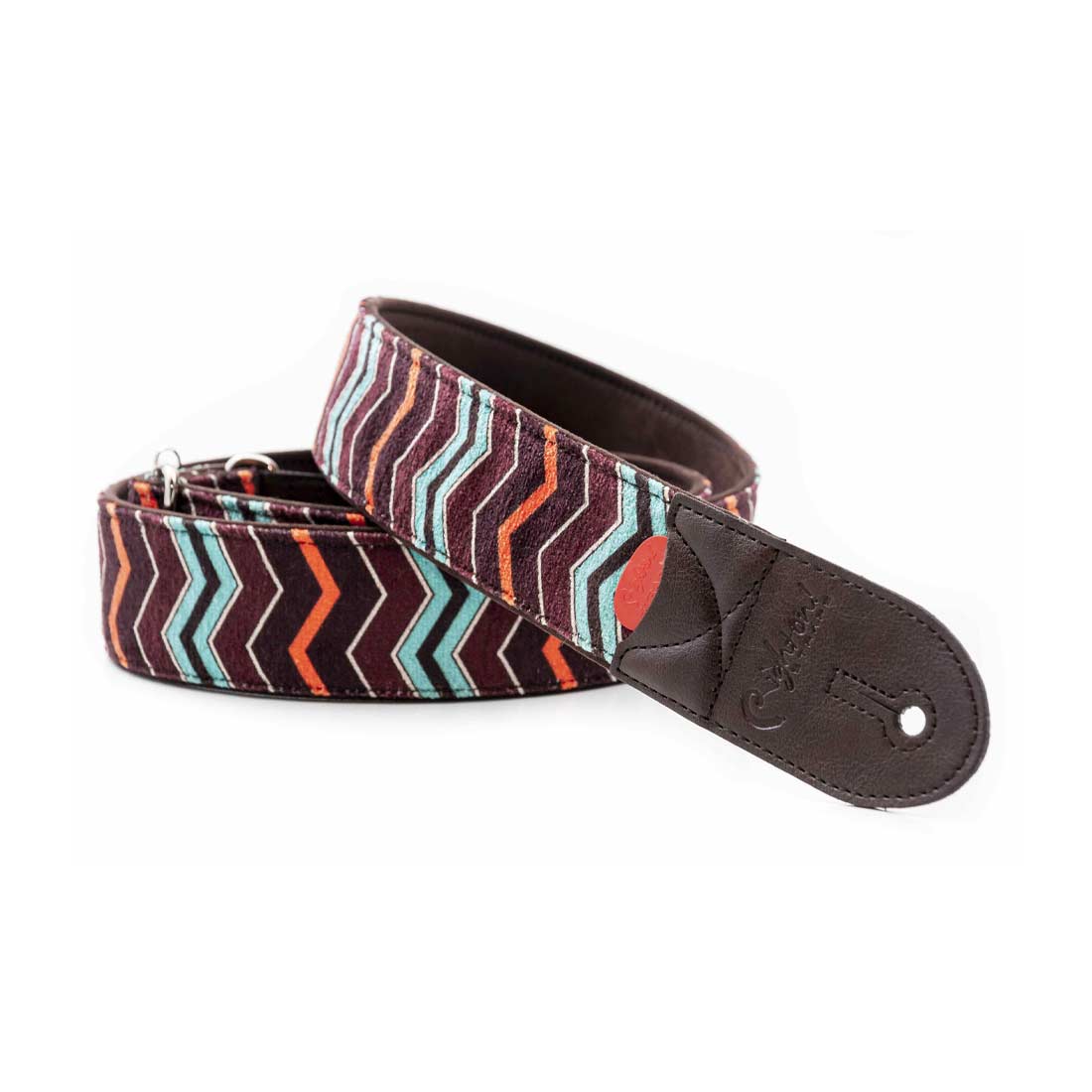 Right On Straps ZIGGY Teal Guitar Strap