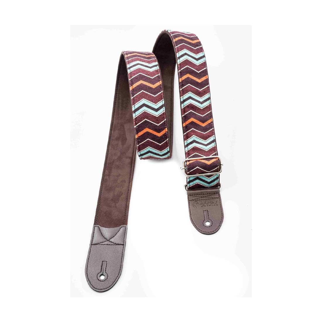 Right On Straps ZIGGY Teal Guitar Strap
