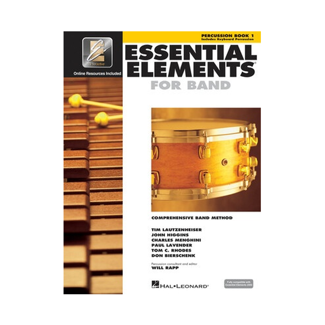 Essential Elements for Band Percussion/Keyboard Percussion - Book 1 with EEi