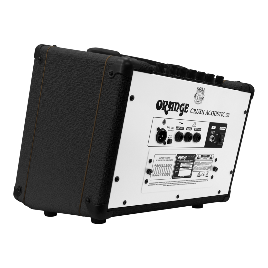 Orange Crush Acoustic 30W Twin Channel Amp in Black