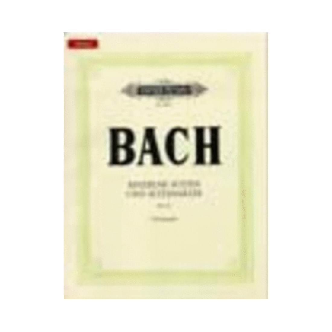8 Suites And Suite Movements BWV 818-820