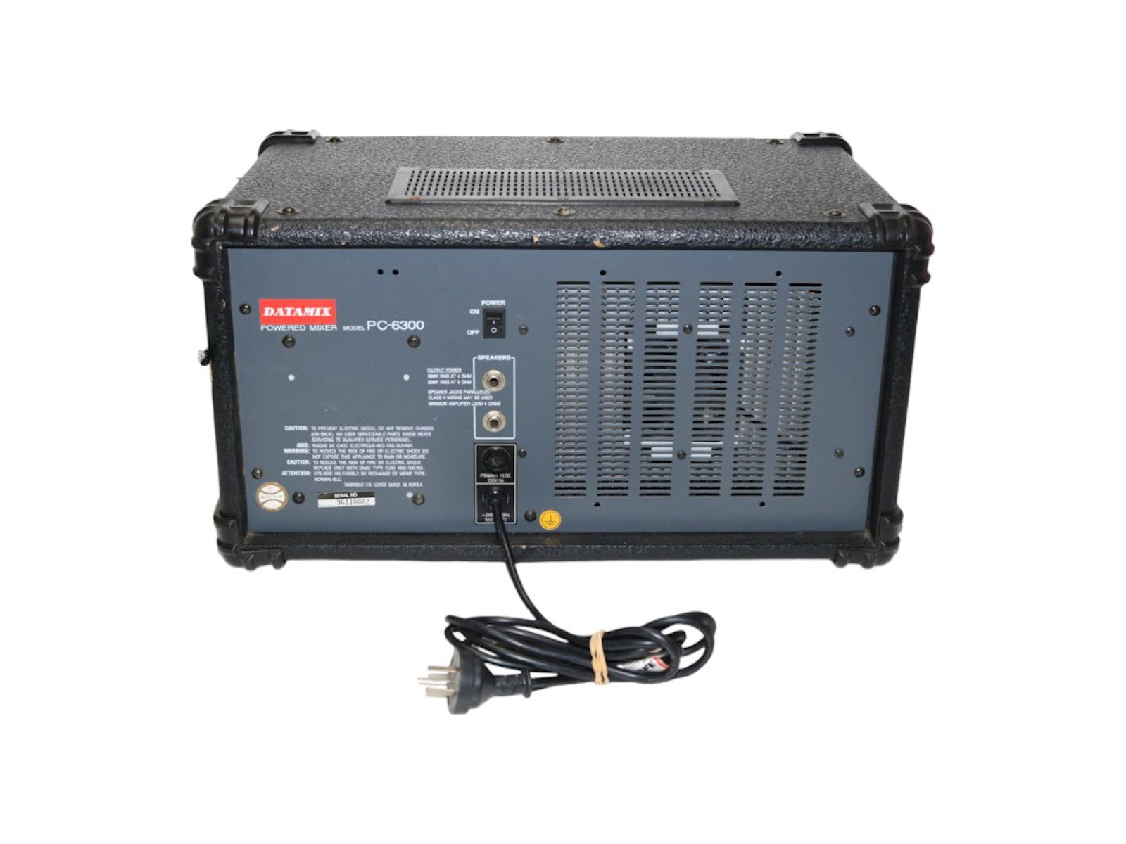 Datamix PC6300 6CH 300w Mono Powered Mixer