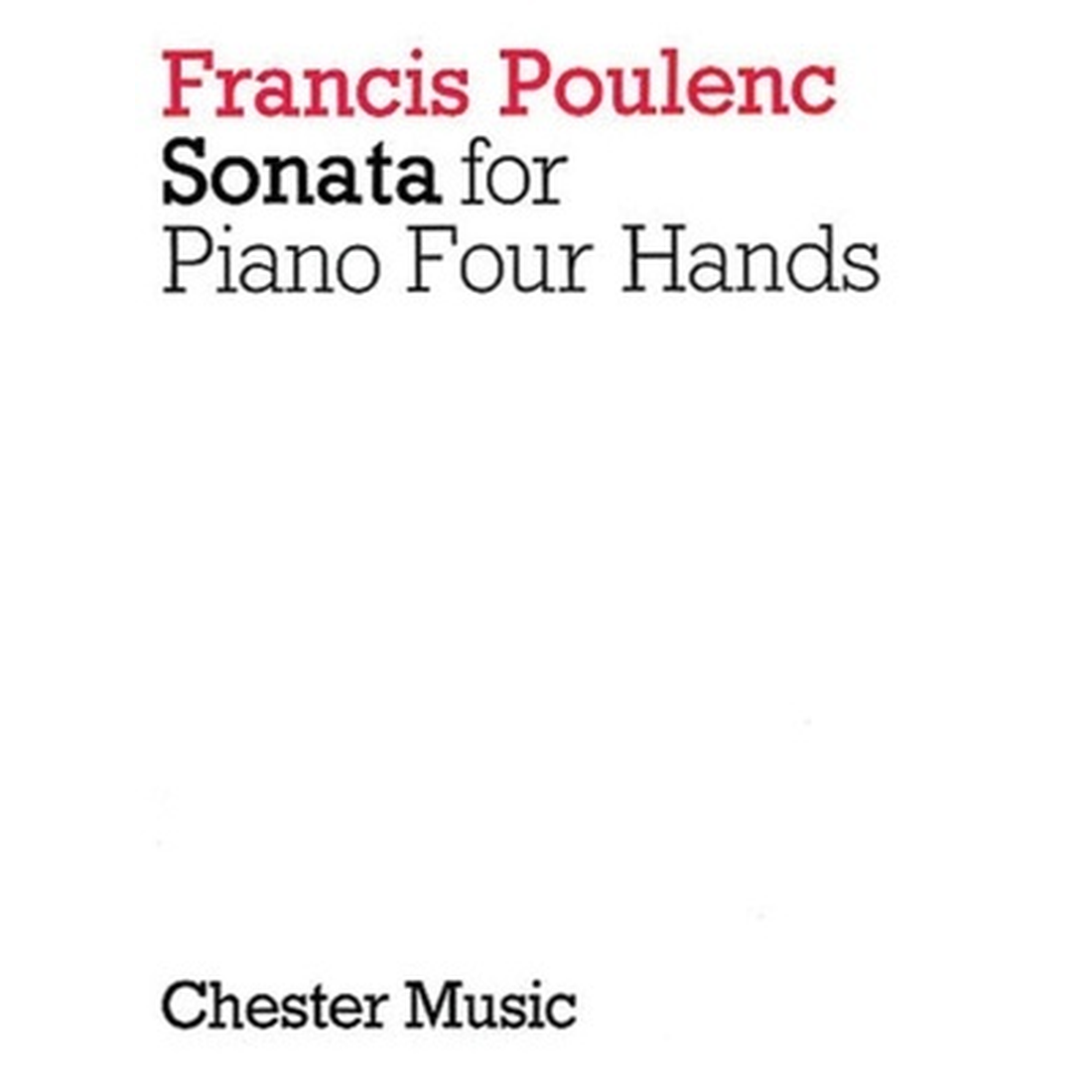 Poulenc - Sonata