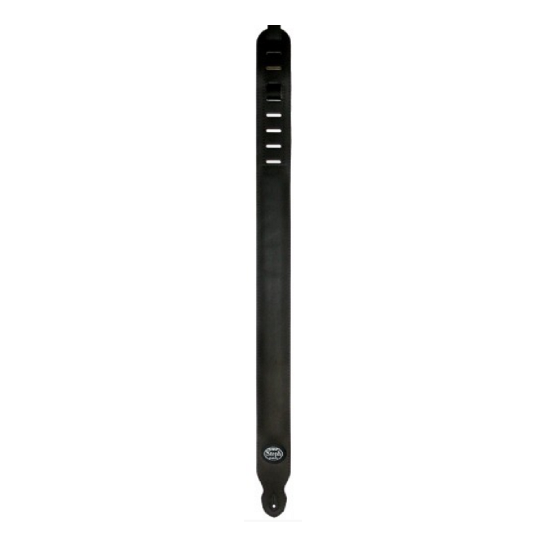 Steph GT-1003 Black Nubuck Leather Top, Suede Back Guitar Strap