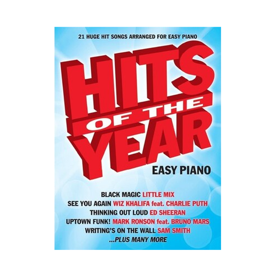 Hits of The Year 2015 - Easy Piano