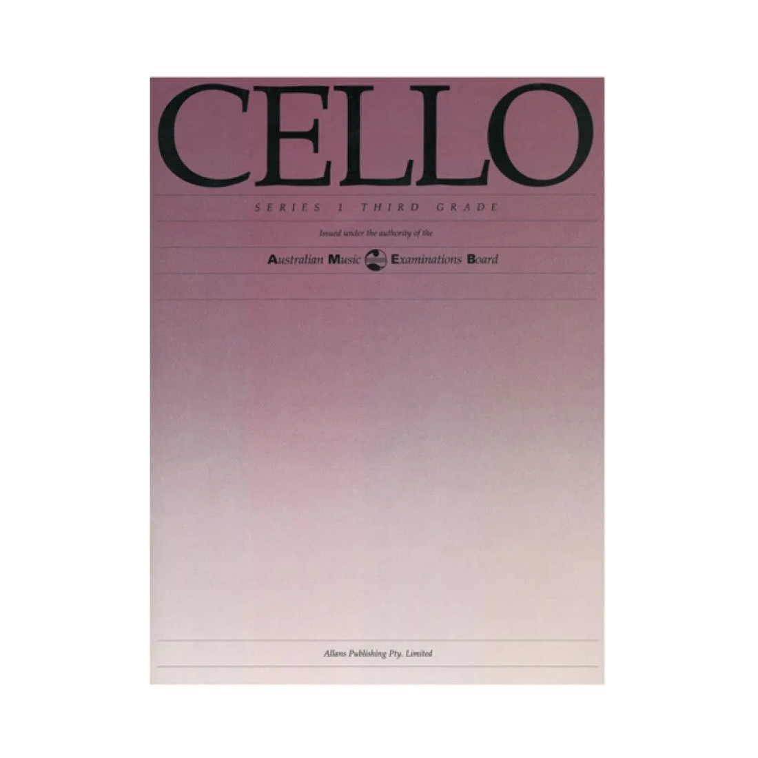 AMEB Grade 3 Series 1 Cello Book