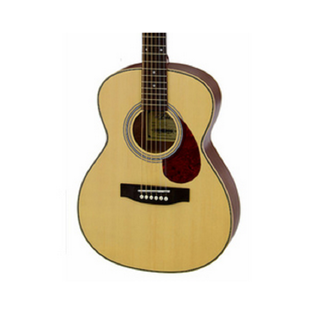 Aria ADF-20 Series Steel String Travel Guitar in Natural Comes with Custom Gig Bag