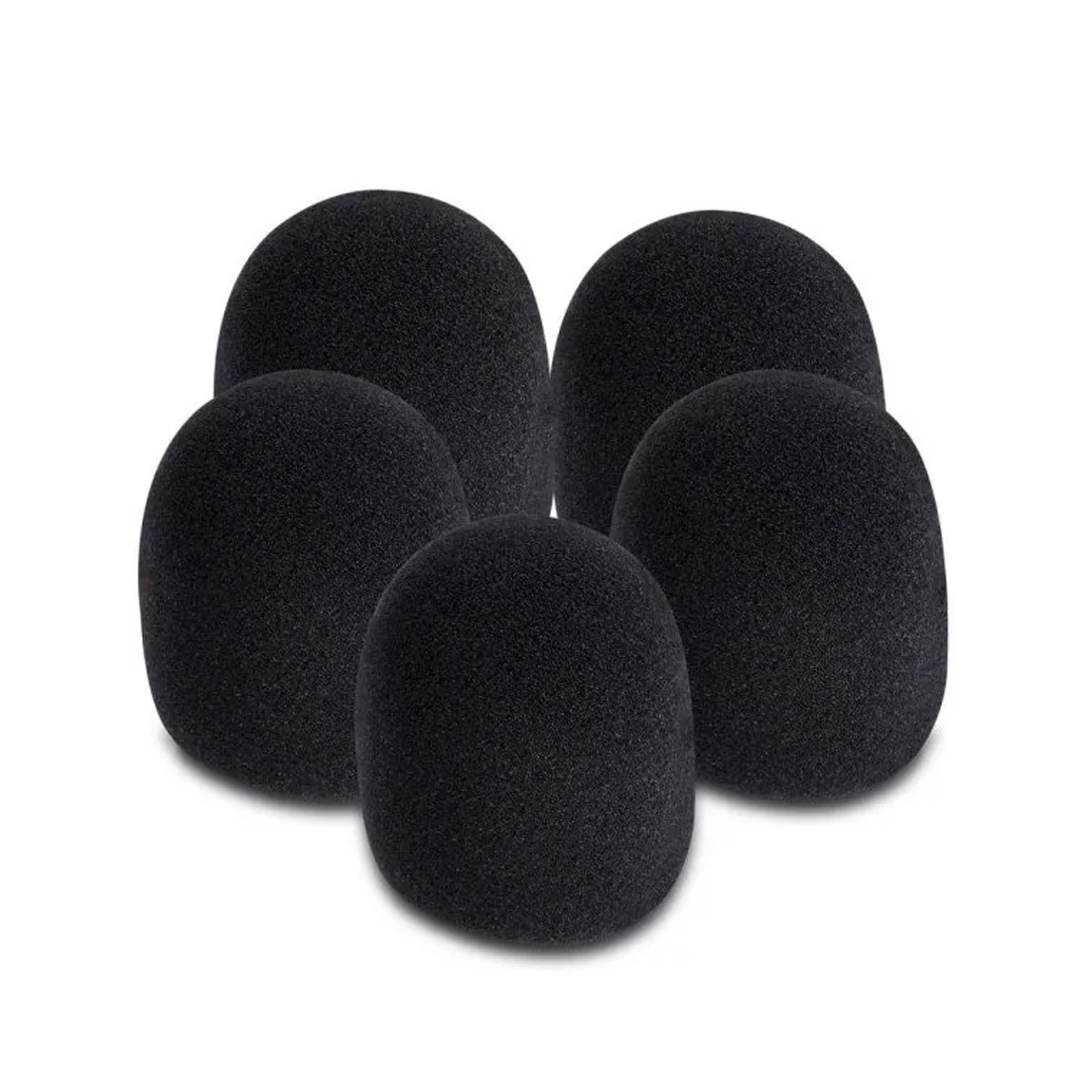 On Stage Black Foam Windshields (Pack of 5)
