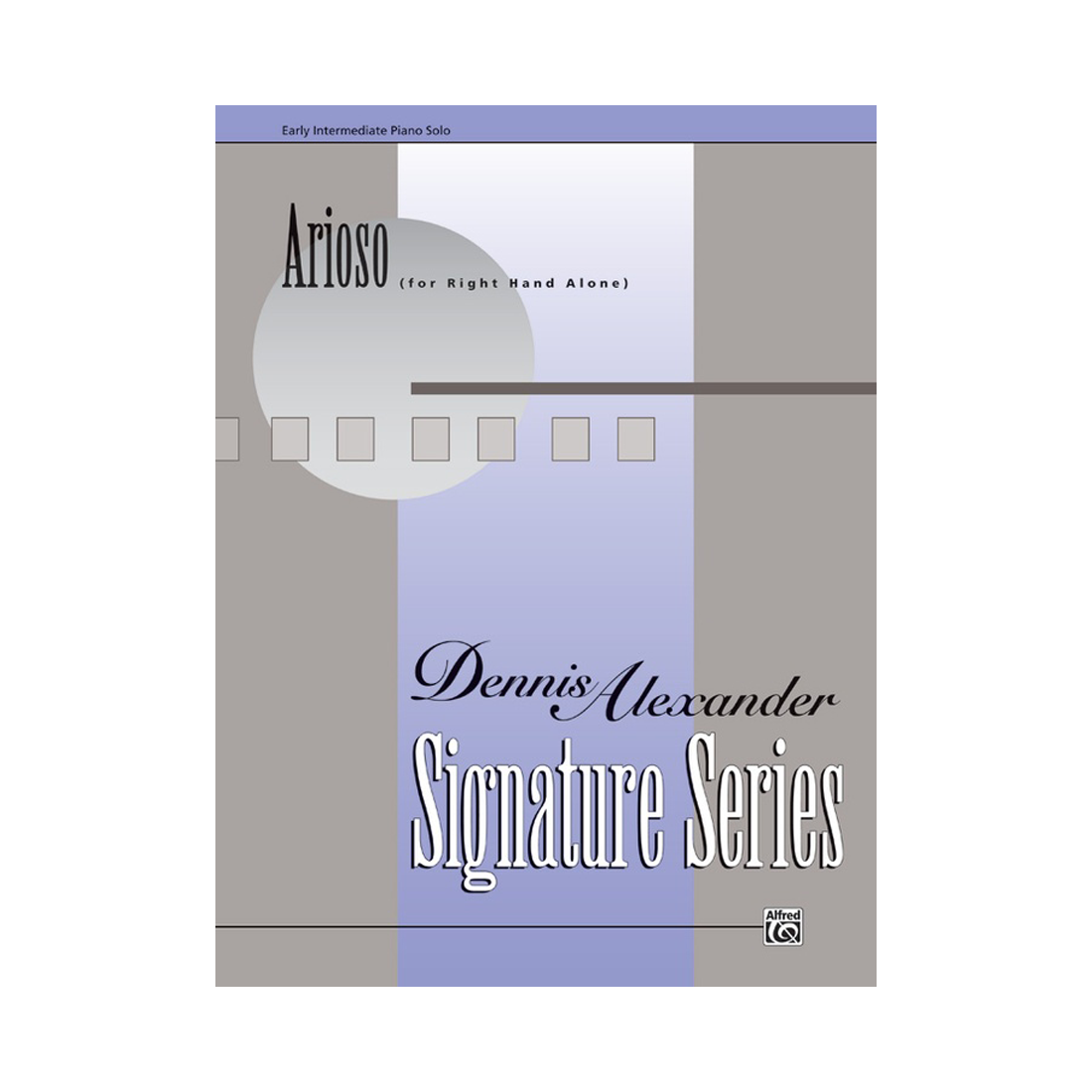 Libro per pianoforte per mano destra di Alfred Arioso