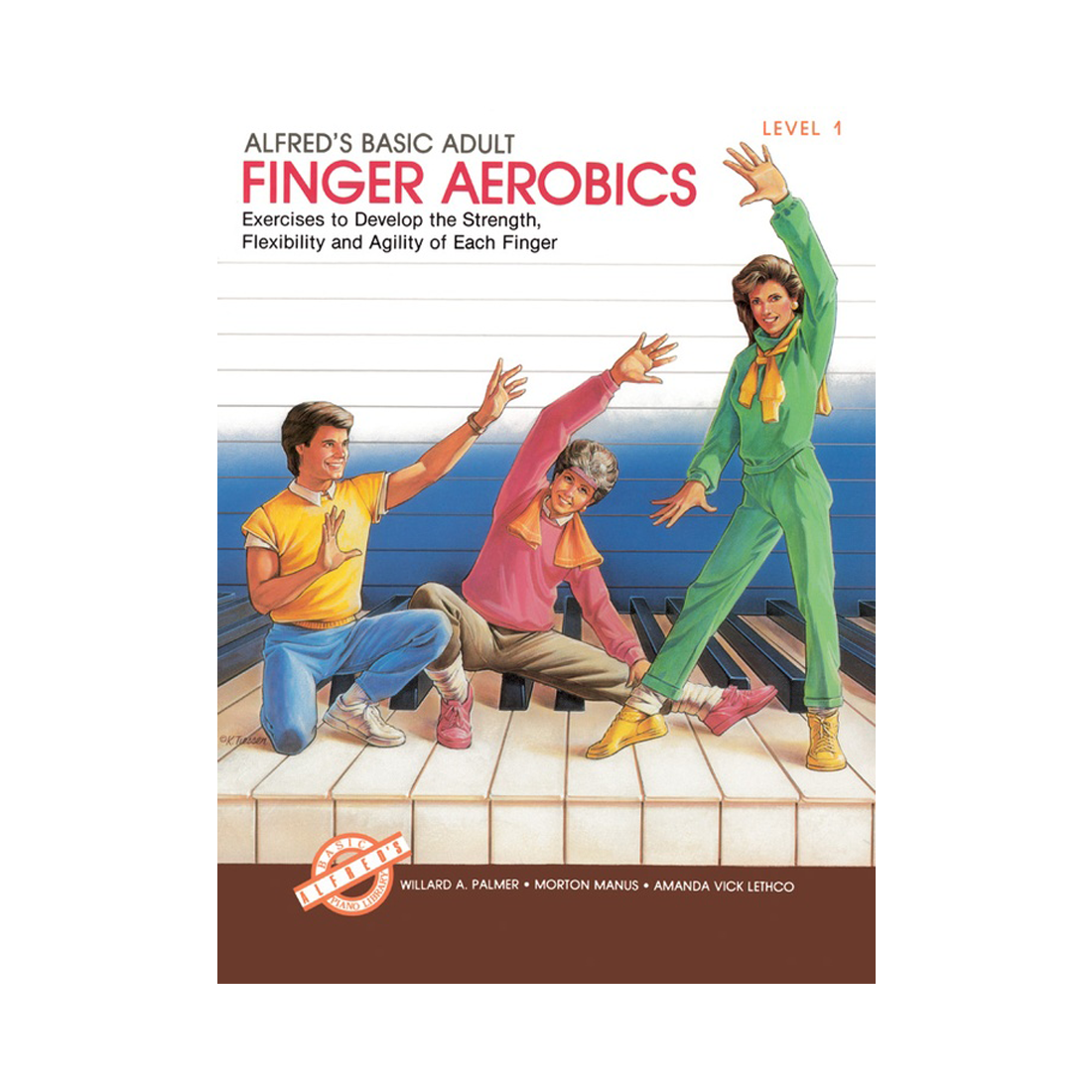 Alfred's Basic Adult Piano Course Finger Aerobics Book 1