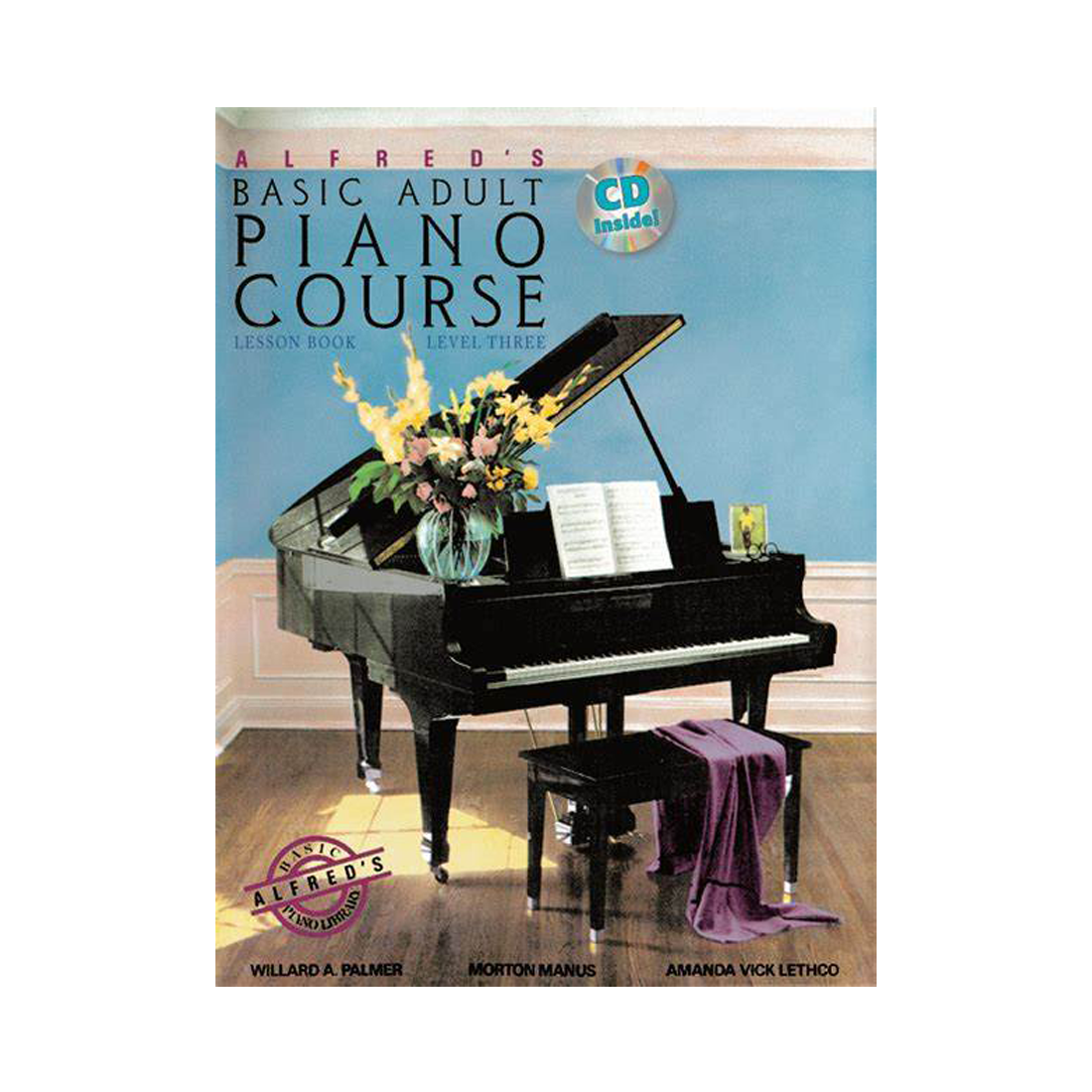 Alfred's Basic Adult Piano Course Lesson Book 3 Online Audio