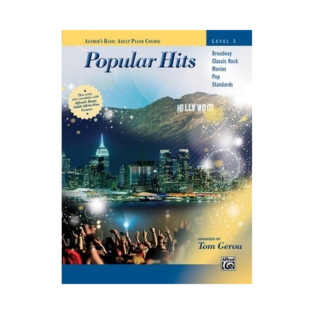 Alfred's Basic Adult Piano Course Popular Hits Level 1