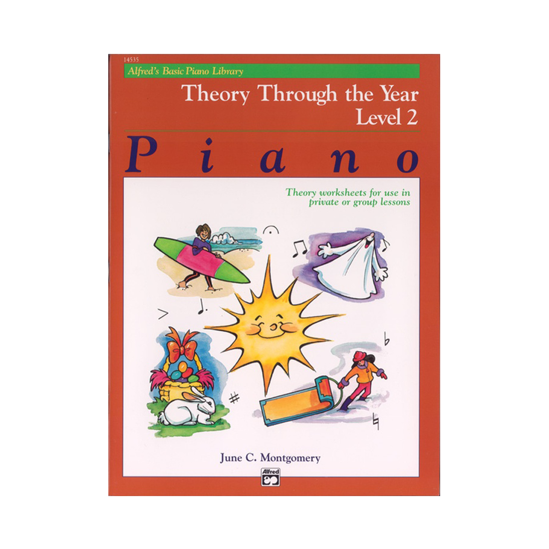 Alfred's Basic Piano Library Theory Through the Year Book 2