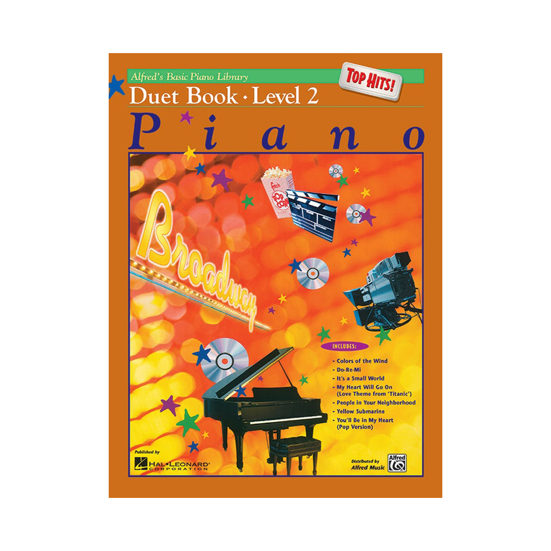 Alfred's Basic Piano Library Top Hits! Duet Book Level 2