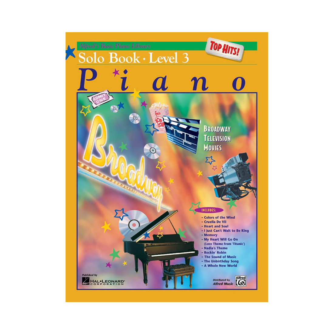 Alfred's Basic Piano Library Top Hits! Solo Level 3