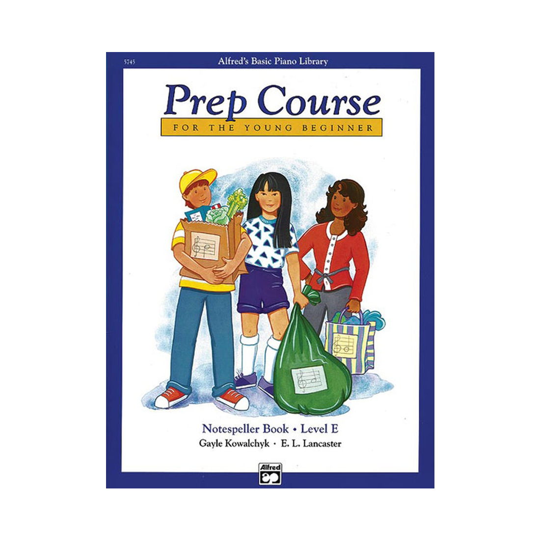 Alfred's Basic Piano Prep Course Notespeller Book Level E