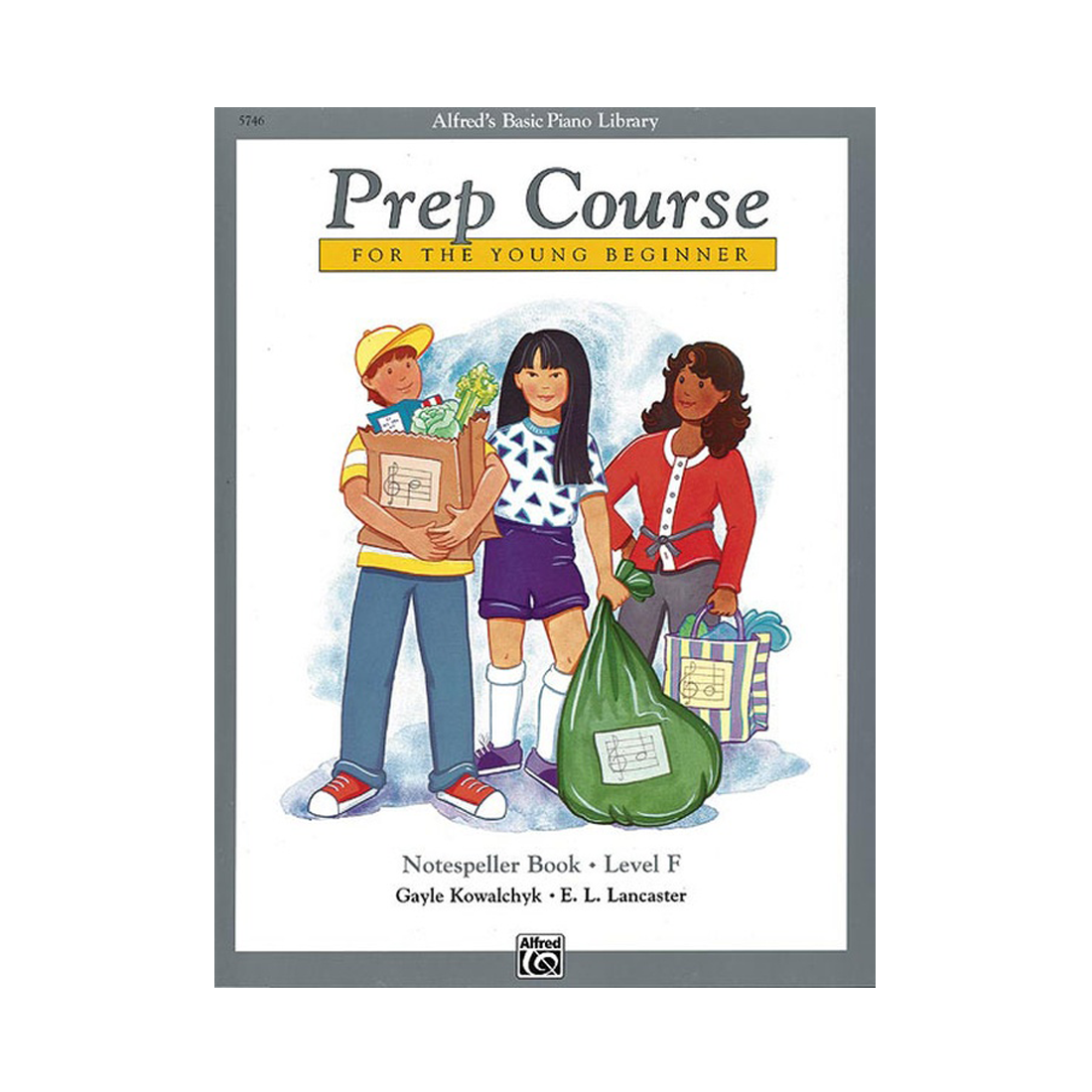Alfred's Basic Piano Prep Course Notespeller Book Level F